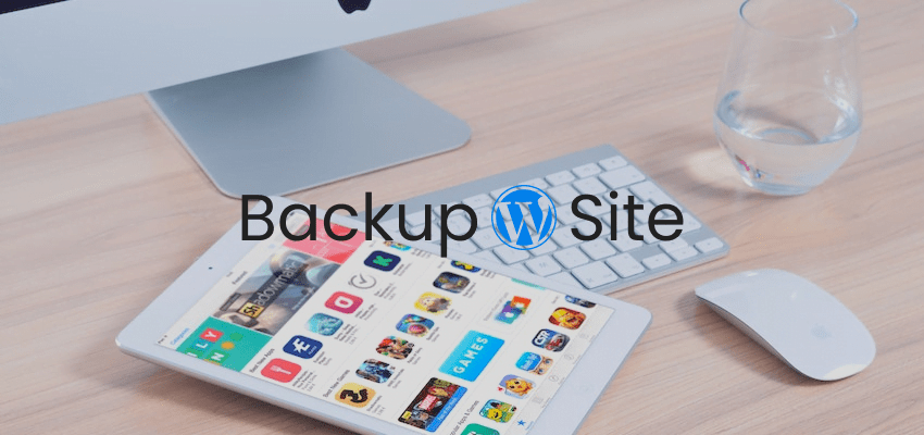 backup wordpress site